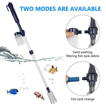 Automatic electric water changer for fish tank, water suction device for cleaning fish feces, sand washer, water pump