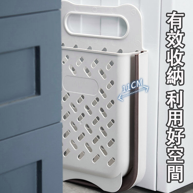 [Extra Large] Wall-mounted foldable laundry basket, dirty clothes basket, clothes storage basket, home bathroom wall-mounted laundry basket for socks, bathroom foldable artifact storage clothes storage basket