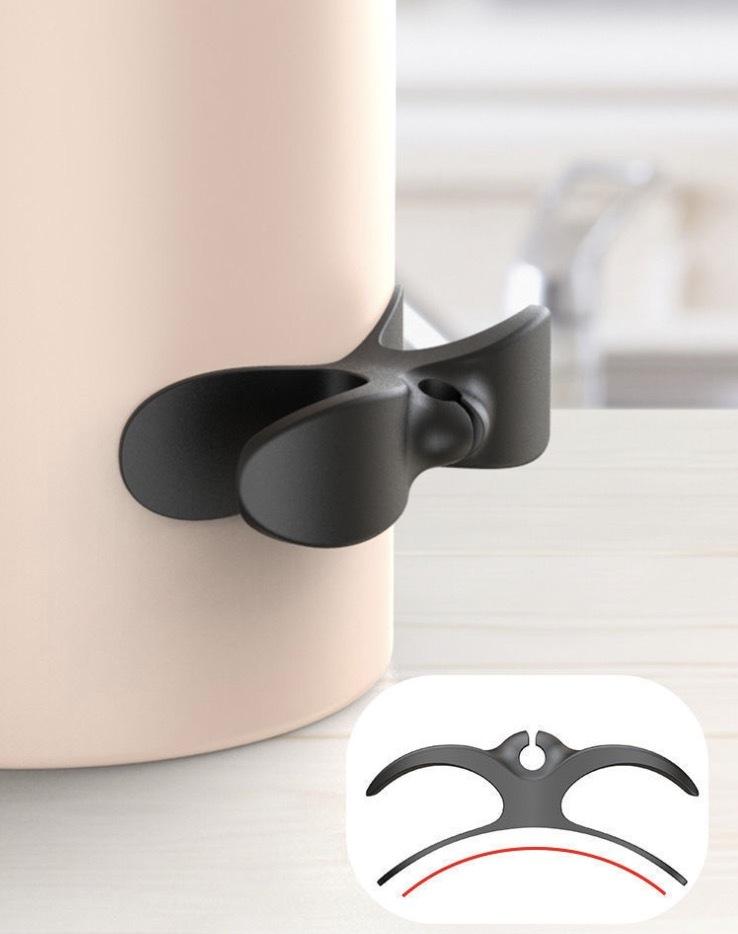 Kitchen cord winder, household appliance cord, soft cord storage and holder, winding cord shelf, plug organizer, cord clip, table and cord storage