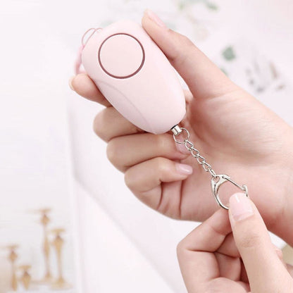 Anti-wolf device/Safety and self-defense smart alarm/Personal alarm Self-defense against wolves Elderly emergency SOS SOS Emergency rescue device for hiking, car rental and personnel essential keychain - pink smart switch