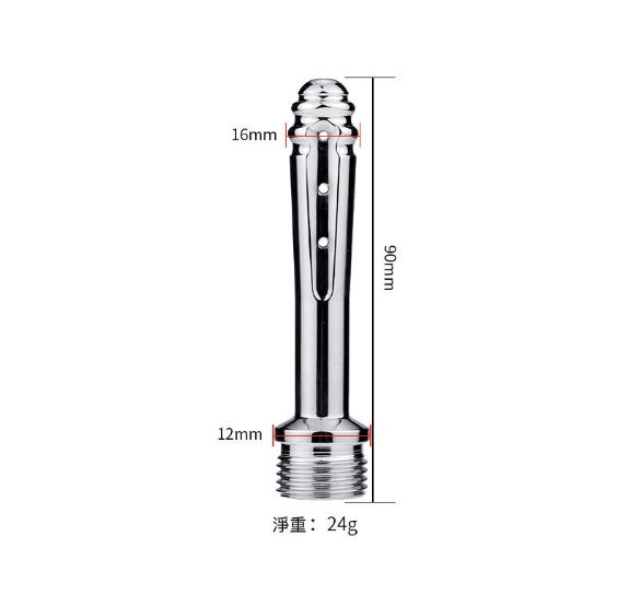 〔鋁合金〕金屬肛門沖洗器 陰道沖洗器 sm灌腸器 後庭清洗器 肛門清潔器 肛門沖洗器 陰道沖洗器 成人擴肛 後庭清洗 灌腸器｜情趣用品 肛成性用品 清潔用品 男女用器具 男女通用 SM玩具 BDSM