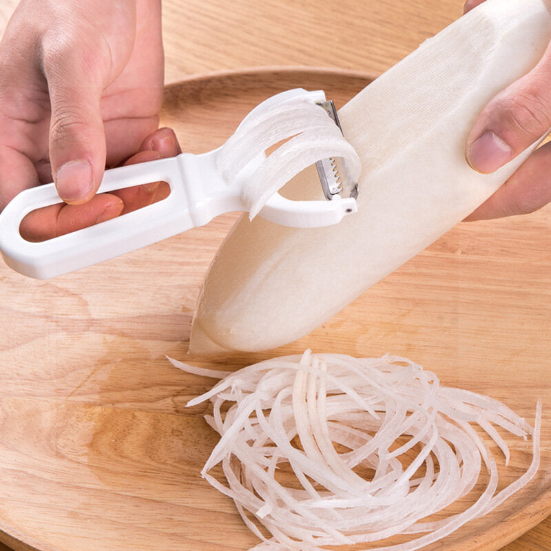 廚房土豆絲刨絲器多功能蔬菜切絲器不銹鋼絲刨蘿卜絲刨刀 削皮刀 刨
