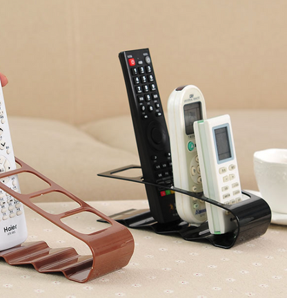 Creative four-compartment remote control storage rack plastic desktop storage rack storage seat