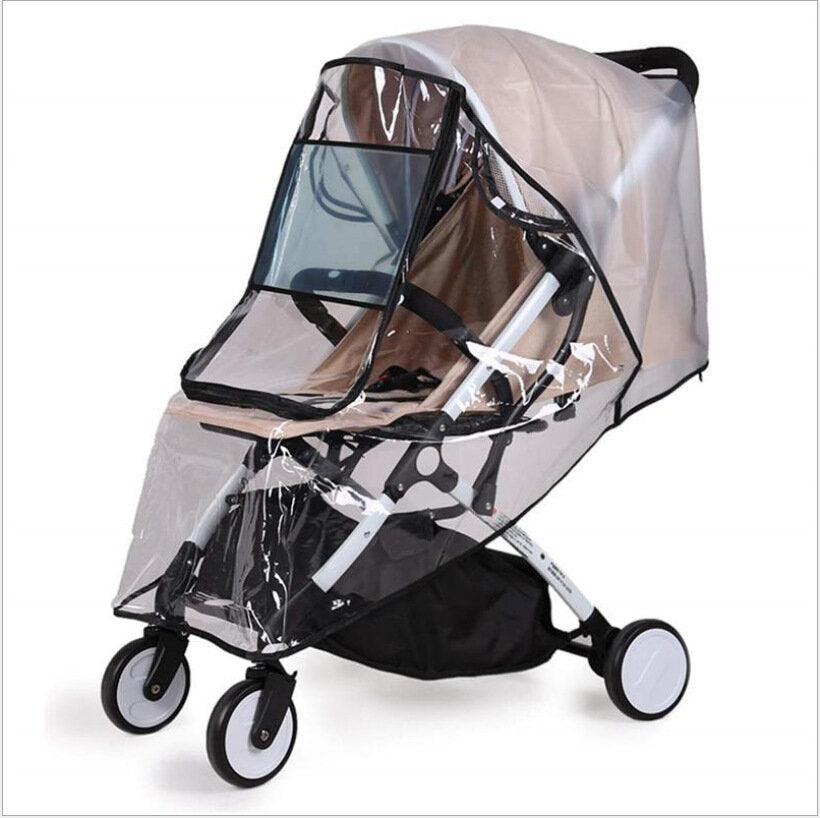 推車雨罩 嬰兒車防護雨罩 童車雨罩 推車雨衣 推車防風罩 擋雨罩