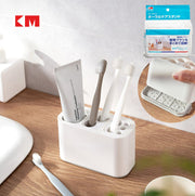 Japan KM toothbrush holder toothpaste holder wash storage rack toothbrush toothpaste storage box removable