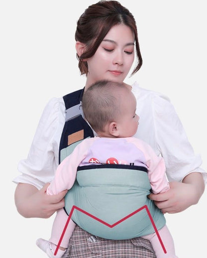新生兒背袋 便攜背帶 幼兒背帶橫抱式舒適 新款初生嬰兒背巾 嬰兒車座墊