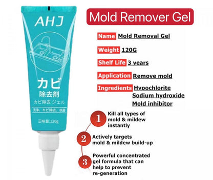 High-efficiency mildew removal gel, powerful mildew remover, household washing machine apron, refrigerator, tile, floor tile gap, wall cleaning detergent, mildew removal artifact