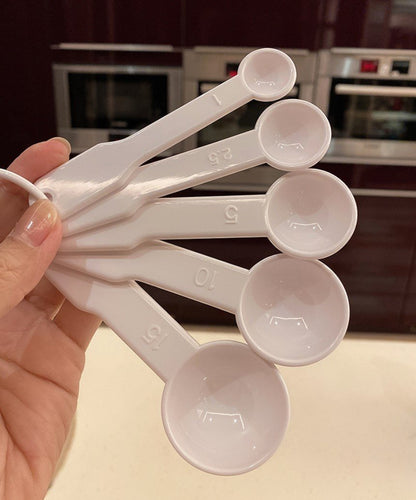 Japanese baking small-dose measuring spoons, kitchen measuring spoons/for spices & liquids/measuring spoons, baking and cooking measuring tools, set of 5 [5 pieces of different sizes in one set] [parallel import