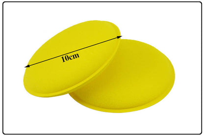 Edging sponge, high-density, absorbent, flat round fiber waxing sponge/round waxing mini sponge