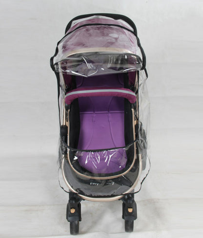 寶寶推車雨罩嬰兒車罩手推車傘車雨罩童車防風罩防雨罩 bb車 嬰兒車掛袋