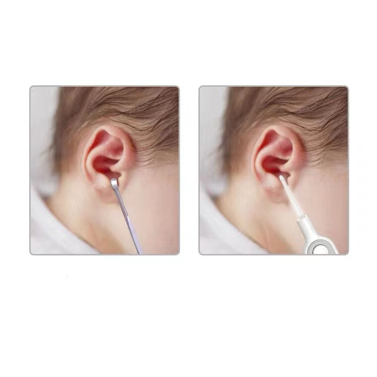 Ear-picking spoon with light LED light-emitting ear-picking tool set visible earwax ear stick