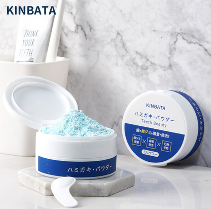 Japan KINBATA tooth cleaning powder, remove yellow tooth powder, tooth cleaning powder, whitening and stain removal toothpaste powder, tooth whitening powder, tooth cleaning powder, clean teeth