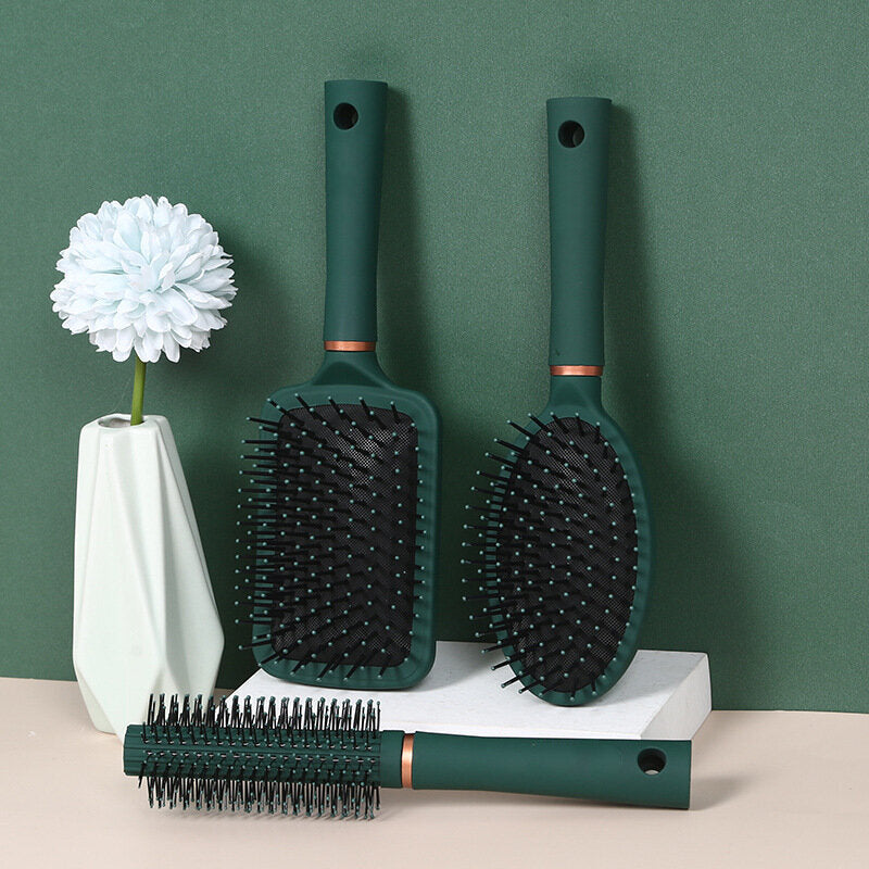 Comb set for women with long hair, curly hair, anti-static air cushion, scalp massage comb, air bag, rib rolling comb, home styling hair comb