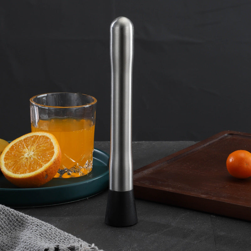 Stainless steel juice crushing popsicle press juice artifact bartending popsicle smashing cocktail electroplating crushed popsicle crushing juice hammer fruit lemon hammer bar fruit mixing stick catering drinks ice cube tool