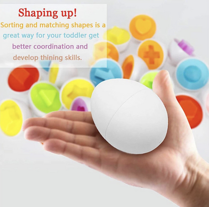 Color recognition simulation egg box Gacha toy matching children's educational toys early education assembly toys cognitive toys