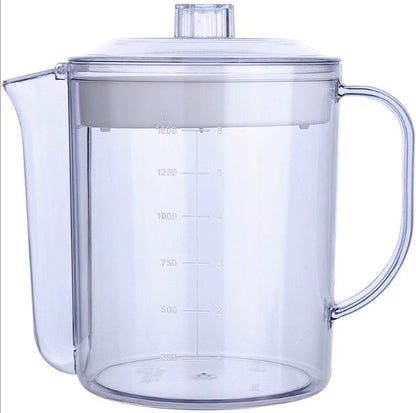 Microwave oil-isolated soup kettle, oil-isolated soup kettle, soup kettle, degreaser kettle, grease separation kettle, oil filter cup, confinement meal soup kettle, seasoning container