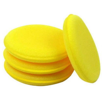 Edging sponge, high-density, absorbent, flat round fiber waxing sponge/round waxing mini sponge