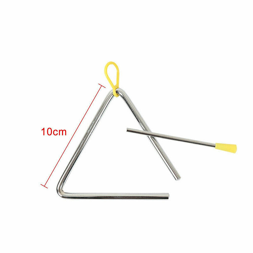 10cm children's percussion instrument triangle bell music teaching aids triangle