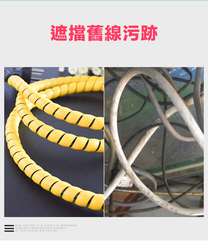 Wire protective cover, anti-gnaw wire protection, pet cat, dog, and chinchilla bite wire, data network cable cover, insulated flame-retardant wire management tube, storage winding artifact, anti-mouse covered wire tube (white; 8mm thick, 2 meters long)