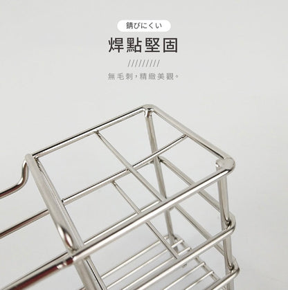 Stainless steel toothbrush holder toothbrush holder bathroom storage rack bathroom storage rack toothbrush holder