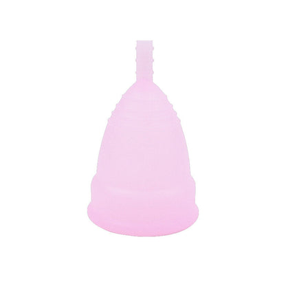 Reusable foldable menstrual cup silicone moon cup menstrual cup (pink) women's silicone menstrual cup menstrual leak-proof aunt cup menstrual cup can replace tampons sanitary cup tampons