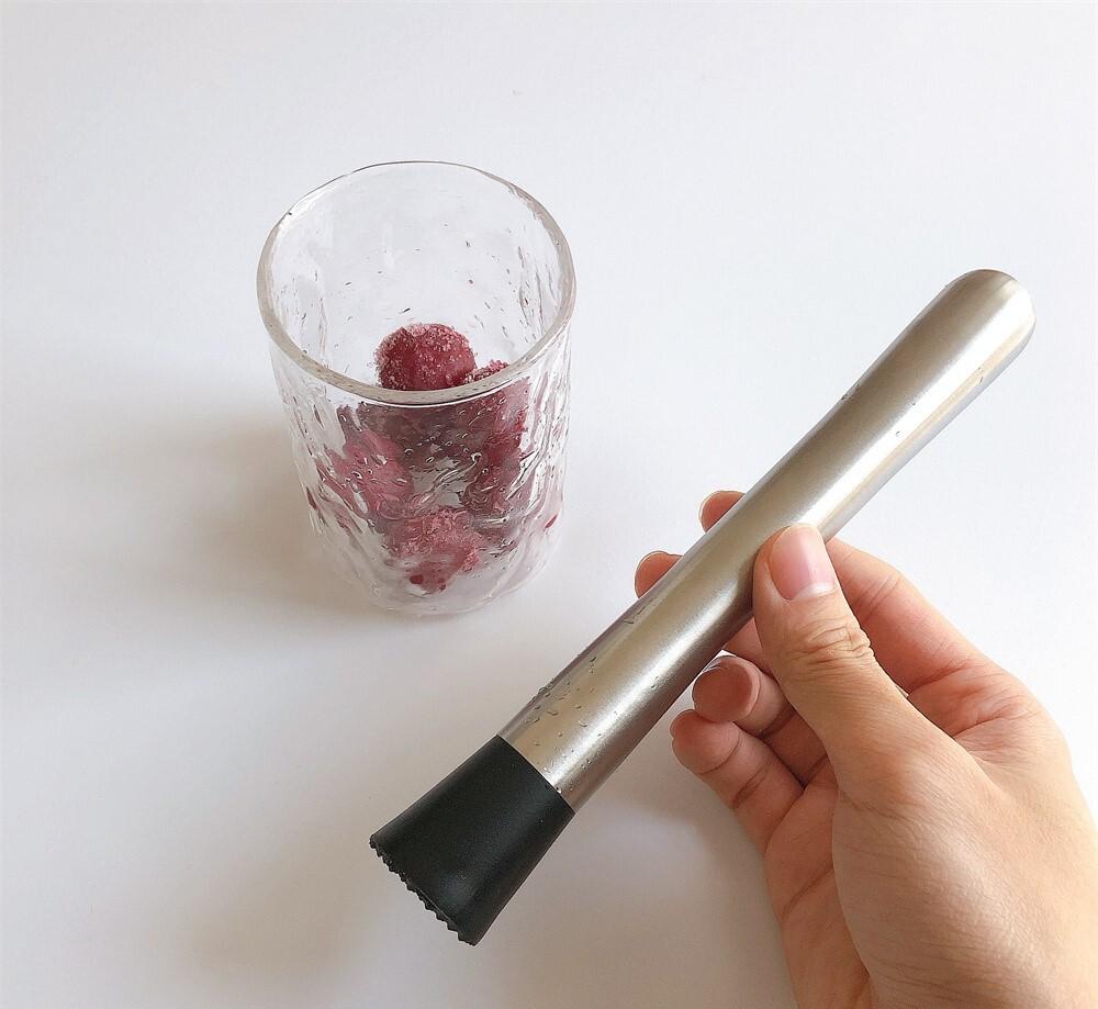 Stainless steel juice crushing popsicle press juice artifact bartending popsicle smashing cocktail electroplating crushed popsicle crushing juice hammer fruit lemon hammer bar fruit mixing stick catering drinks ice cube tool