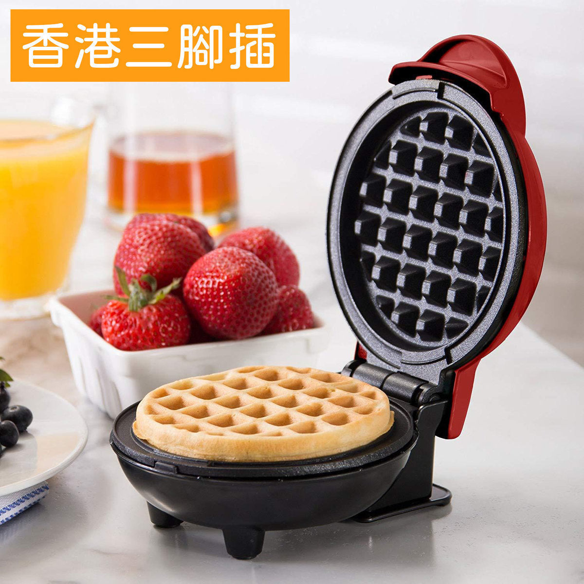 迷你窩夫機 Waffle 機 香港三腳插 雞蛋仔 鬆餅