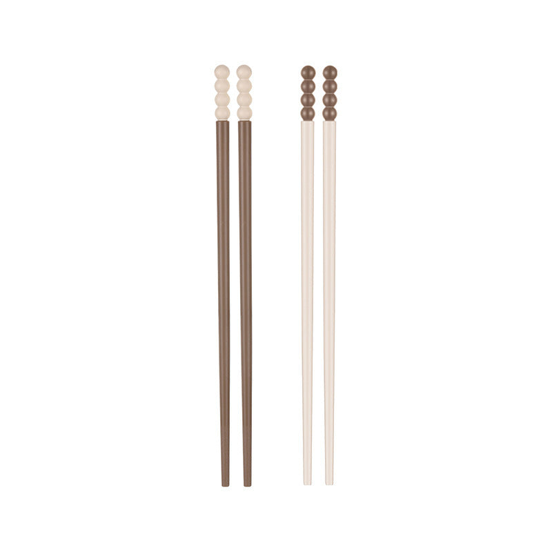 家用高檔筷子糖豆耐高溫防滑一人一筷子2雙 混色 2雙裝 筷子 筷子架