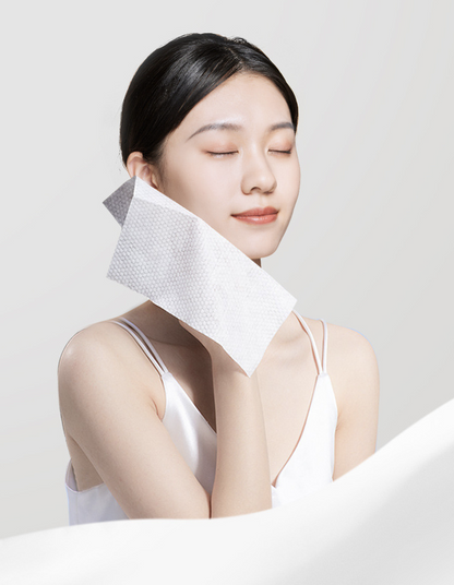 Compressed disposable facial cleansing towel travel 14-pack portable pure cotton facial cleansing towel thickened wet and dry other travel accessories