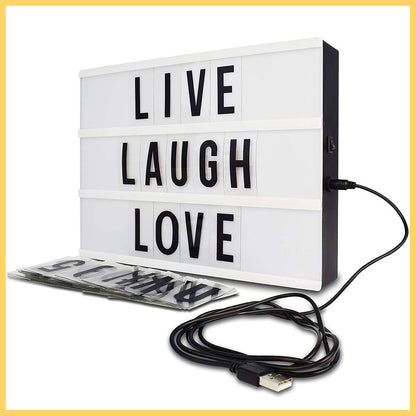 LED letter light box whiteboard light box A4 light box A4 letter light box photo props Christmas decoration proposal