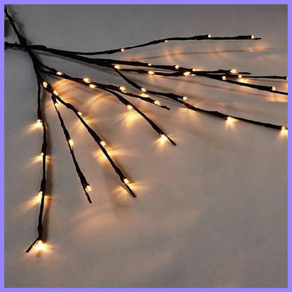 2 bunches of LED decorative tree branch lights - Chinese New Year holiday Christmas lights halloween indoor light LED bulbs