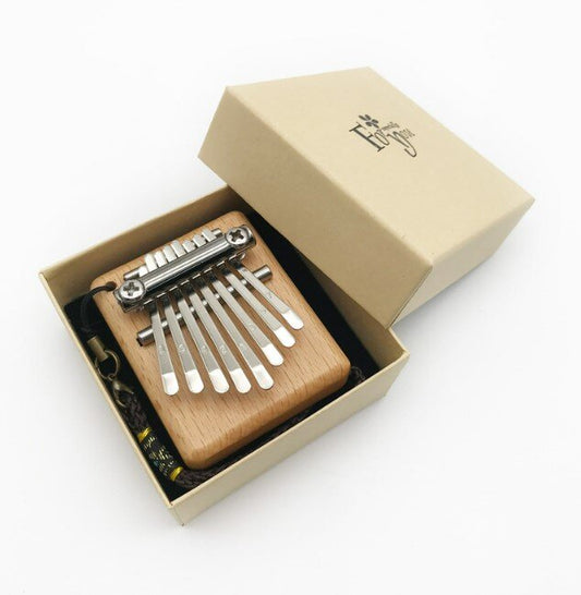 Mini eight-tone thumb piano, 8-tone mini kalimba, kalimba finger piano, card lymph piano, Christmas gift music box