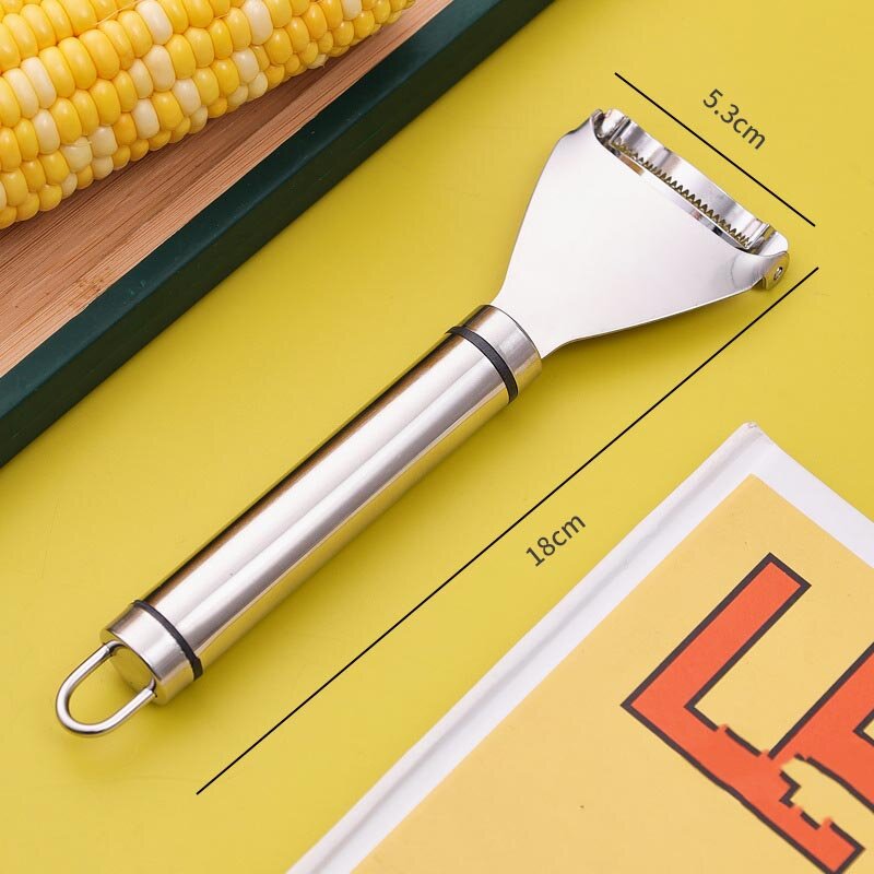 Stainless steel corn planer household corn planer corn thresher corn kernel separator corn peeling artifact kitchen gadget peeling knife planer