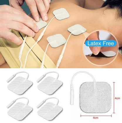 [Pack of 4] Non-Woven Replacement Electrode Pads Massage Patch Massager Mini Massage Patch