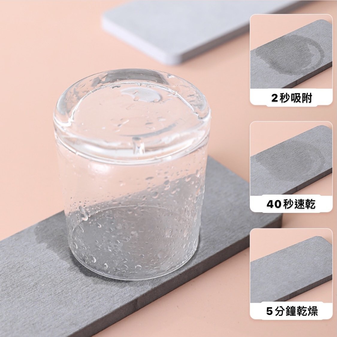 [Quickly absorb water] Diatomaceous earth coaster bathroom diatomaceous earth pad absorbent pad diatomaceous earth soap pad moisture-proof coaster quick-drying bathroom storage mat diatom mud toothbrush pad soap holder