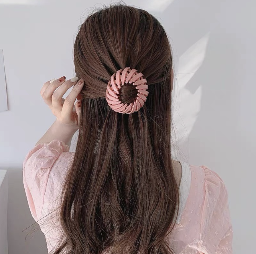 Korean style lazy hair band magic hair band hair band hair accessories accessories to tie hair Korean style lazy hair band style hair accessories hair curler hair accessories pink hair accessories