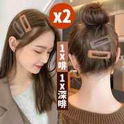 秋冬時尚PU皮革碎發夾 氣質女性夾子 側邊夾 夾邊 劉海夾