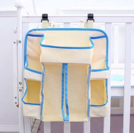 婴儿床收纳袋大容量可承重10公斤婴儿用品收纳床头挂袋妈妈袋