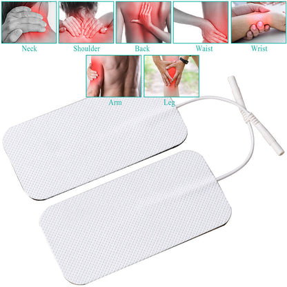 [2-Pack] Non-Woven Massager Replacement Electrode Pad Massage Patch Massager Massage Mini Massage Patch