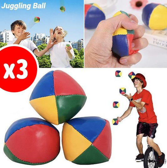 [3-Pack] Game Cornhole Ball Small Cornhole Leather Round Small Cornhole Bag Children's Ball Toy