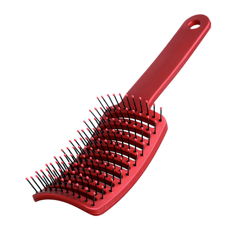 Dawan fluffy comb, big curved comb, fluffy hair comb, styling comb, curved wide-tooth curly hair rib comb, red hair accessories