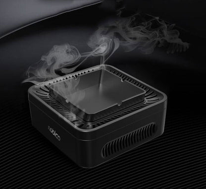 Portable Ashtray Air Purifier Negative Ion Ashtray Air Purifier Multifunctional Electronic Ashtray Air Purifier Portable Negative Ion Ashtray Air Purifier Clean Second Hand Smoke USB Charging Protection Home Office Car Home Health Portable Air Freshener