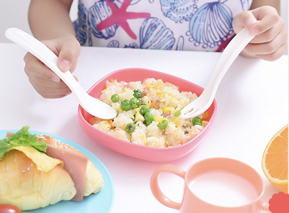 開倉價INOMATA 兒童餐具訓練勺叉套裝 寶寶吃飯勺子叉子組合 餐具套裝