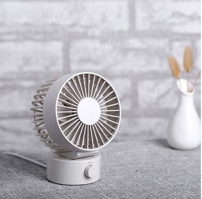 USB desk double blade silent fan (no charging function) USB powered white desk fan with strong wind power