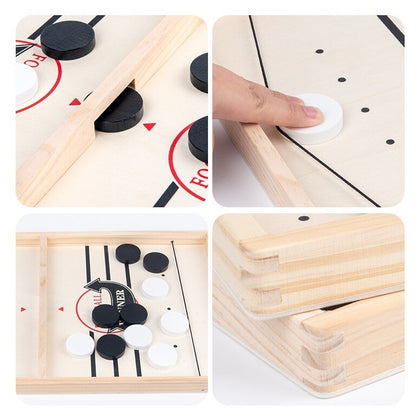 木製桌上棋類反應桌遊彈彈棋 對戰 策略