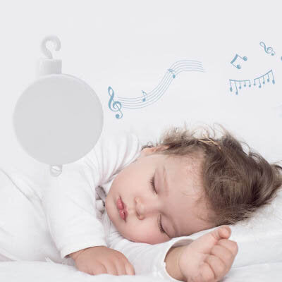 嬰幼兒床鈴搖鈴玩具0-18個月音樂床頭鈴男女孩布偶安撫玩具 感官 聲光探索玩具