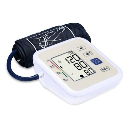 智能電子血壓計 臂式家用精準測量儀 數字自動測量血壓和心率 血壓計