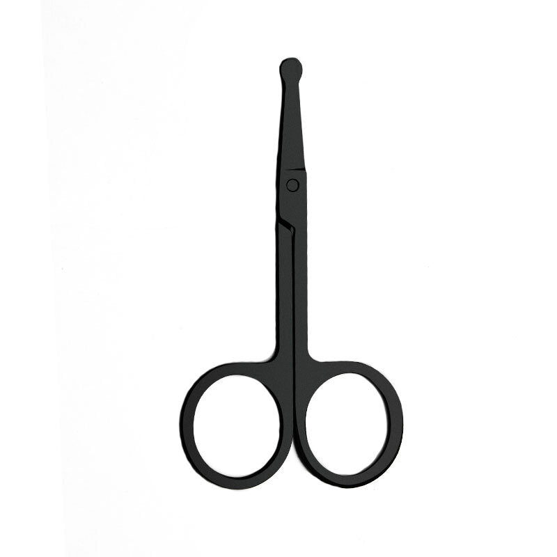 Stainless steel safety nose hair scissors, electrophoresis round head scissors, manual hair removal and shearing device, double eyelid stickers, beauty tools, eyebrow pliers, eyebrow scissors