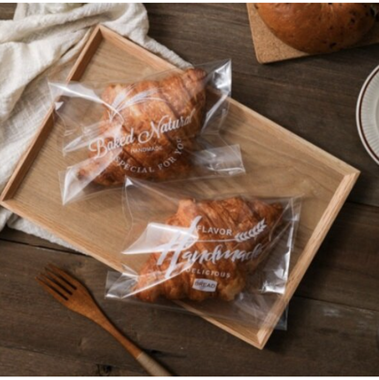 【50個裝】烘焙包裝袋 餅乾袋 食物包裝 禮物袋 麵包包裝袋 吐司袋 泡芙袋 冬甩袋 曲奇袋 餐包自封袋 食物真空袋
