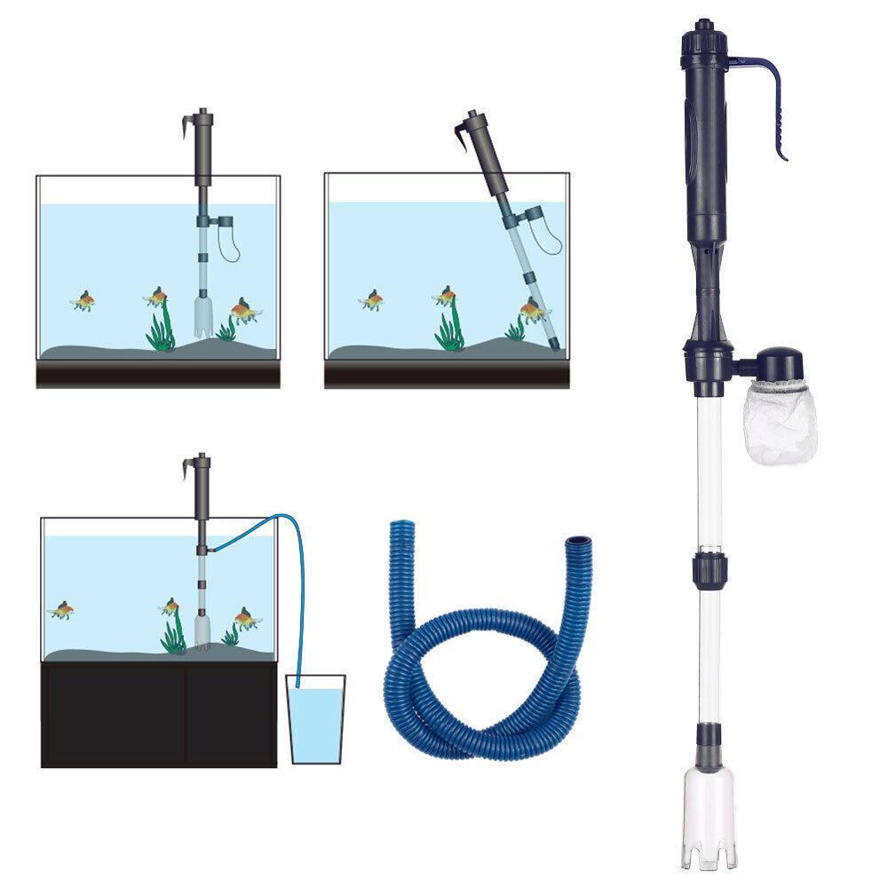 魚缸自動電動換水 吸便吸水器 清潔魚糞便 洗沙器抽水泵